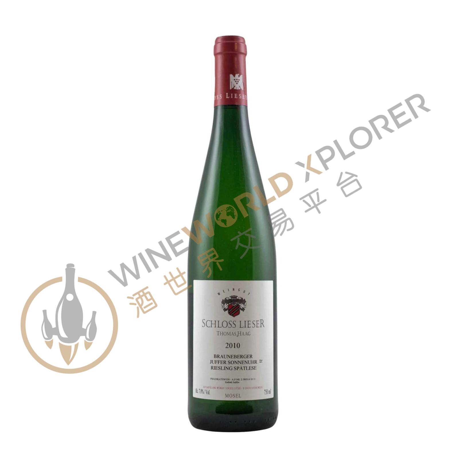 Schloss Lieser, Brauneberger Juffer Sonnenuhr Riesling Spatlese 2008