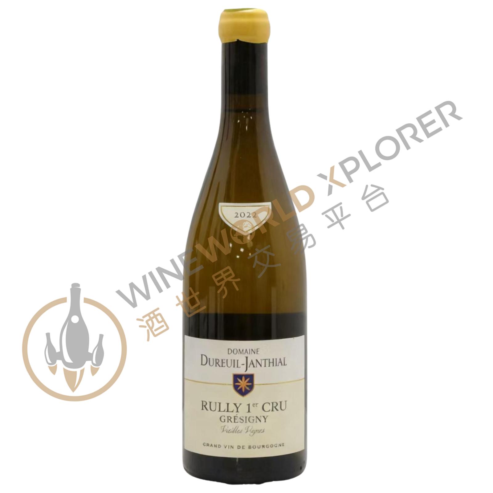 Vincent Dureuil Janthial, Rully 1er Cru Gresigny Vieilles Vignes 2022