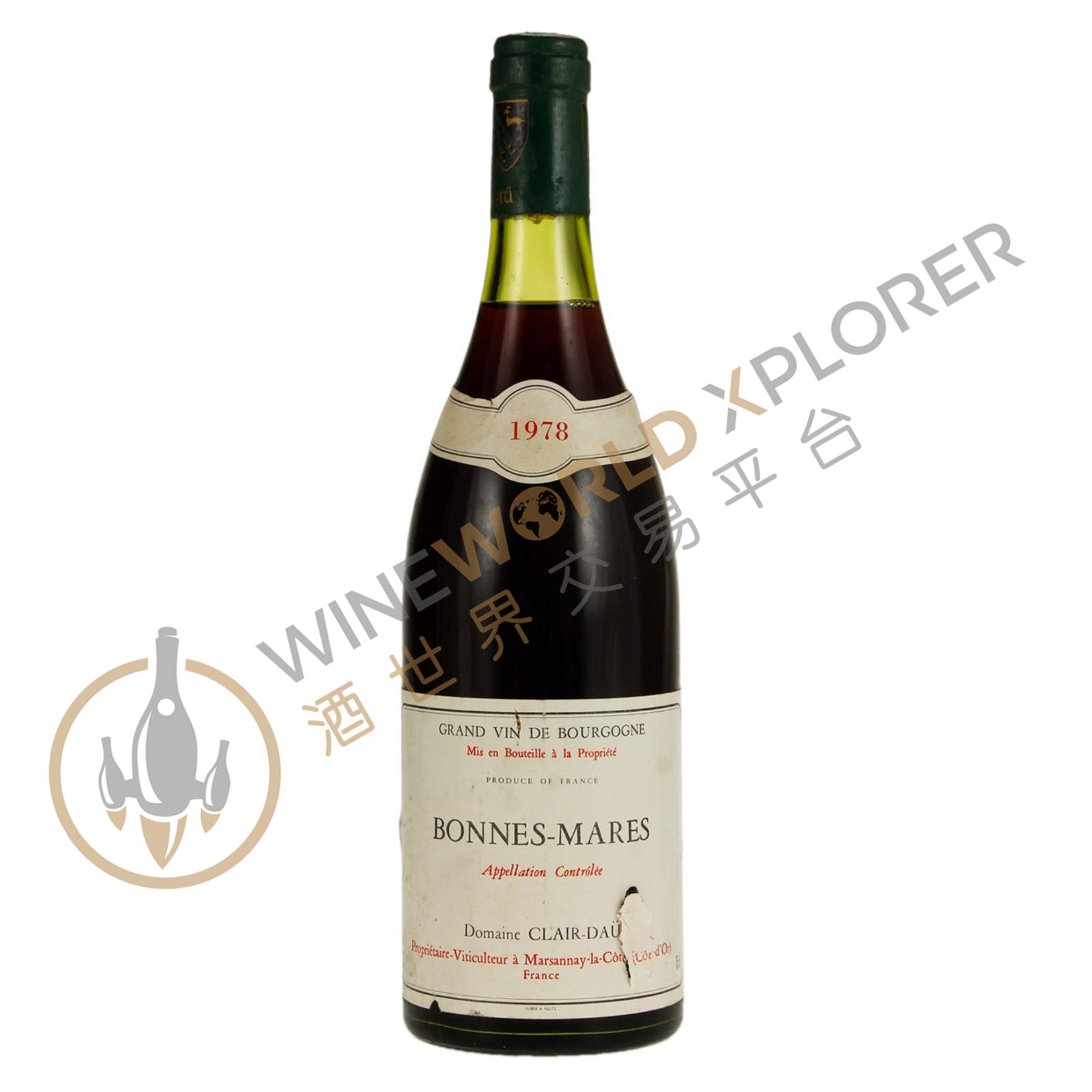 Clair-Dau, Bonnes Mares Grand Cru 1972