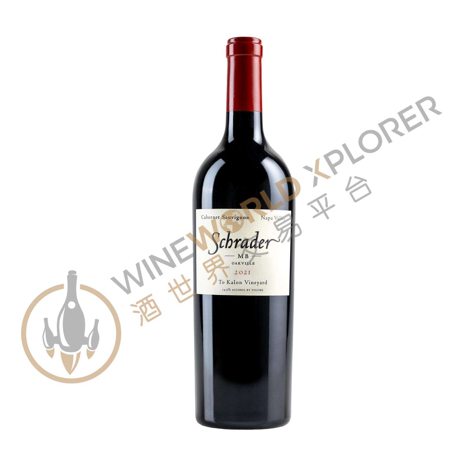 Schrader, MB To Kalon Vineyard Cabernet Sauvignon 2018