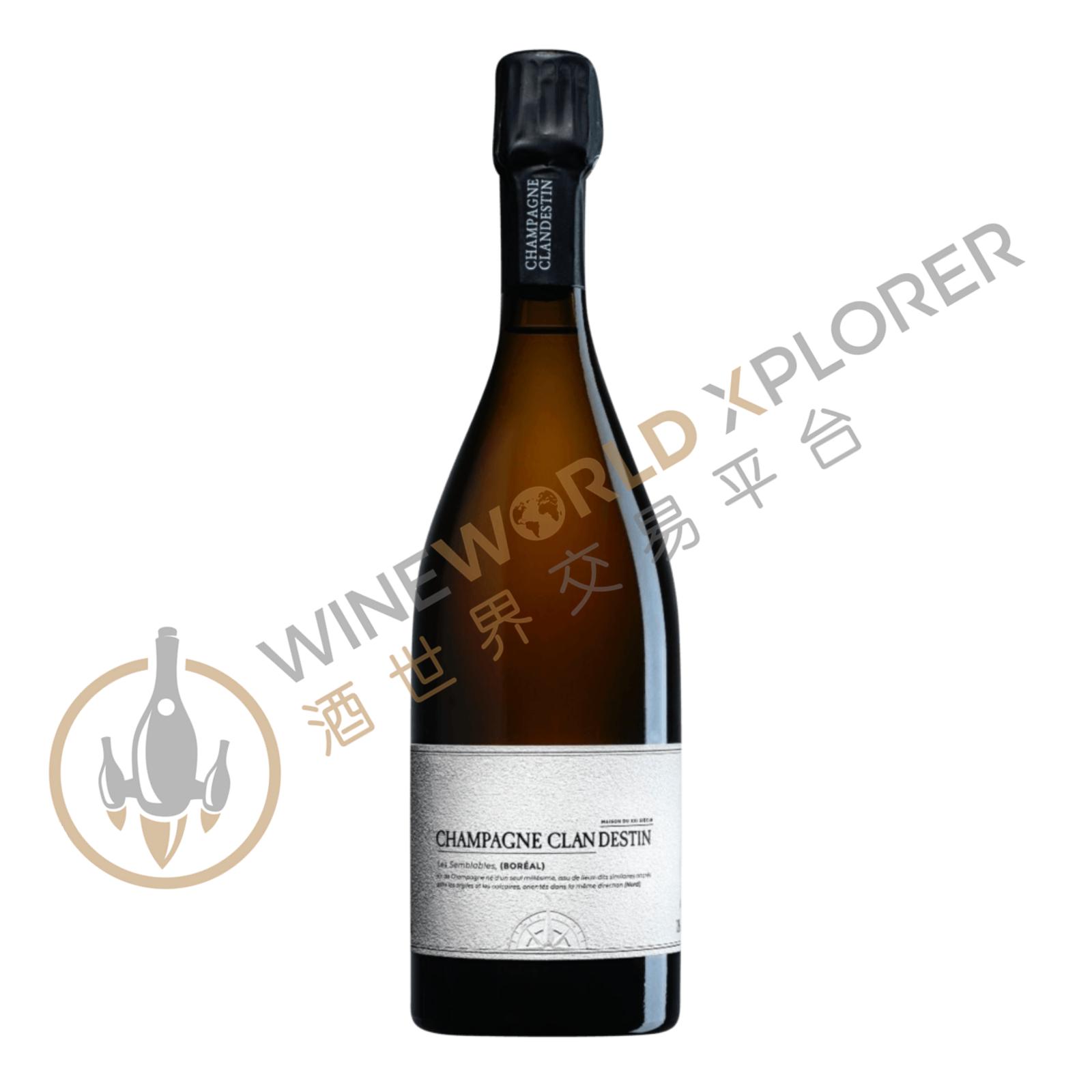 Clandestin, Boreal Les Semblables Pinot Noir Brut Nature 2022