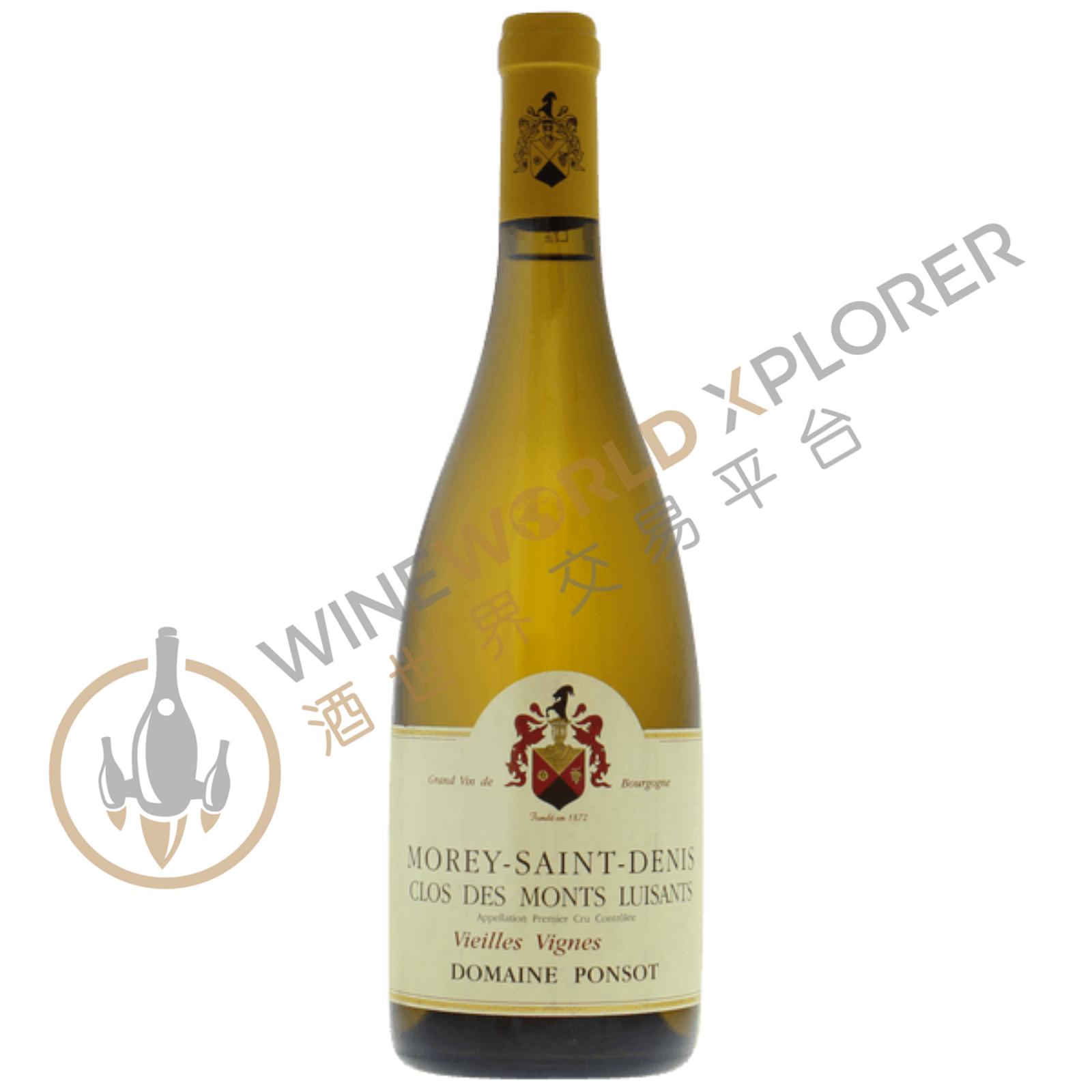 Ponsot, Morey St Denis 1er Cru Clos des Monts Luisants Tres Vieilles Vignes Blanc 2013