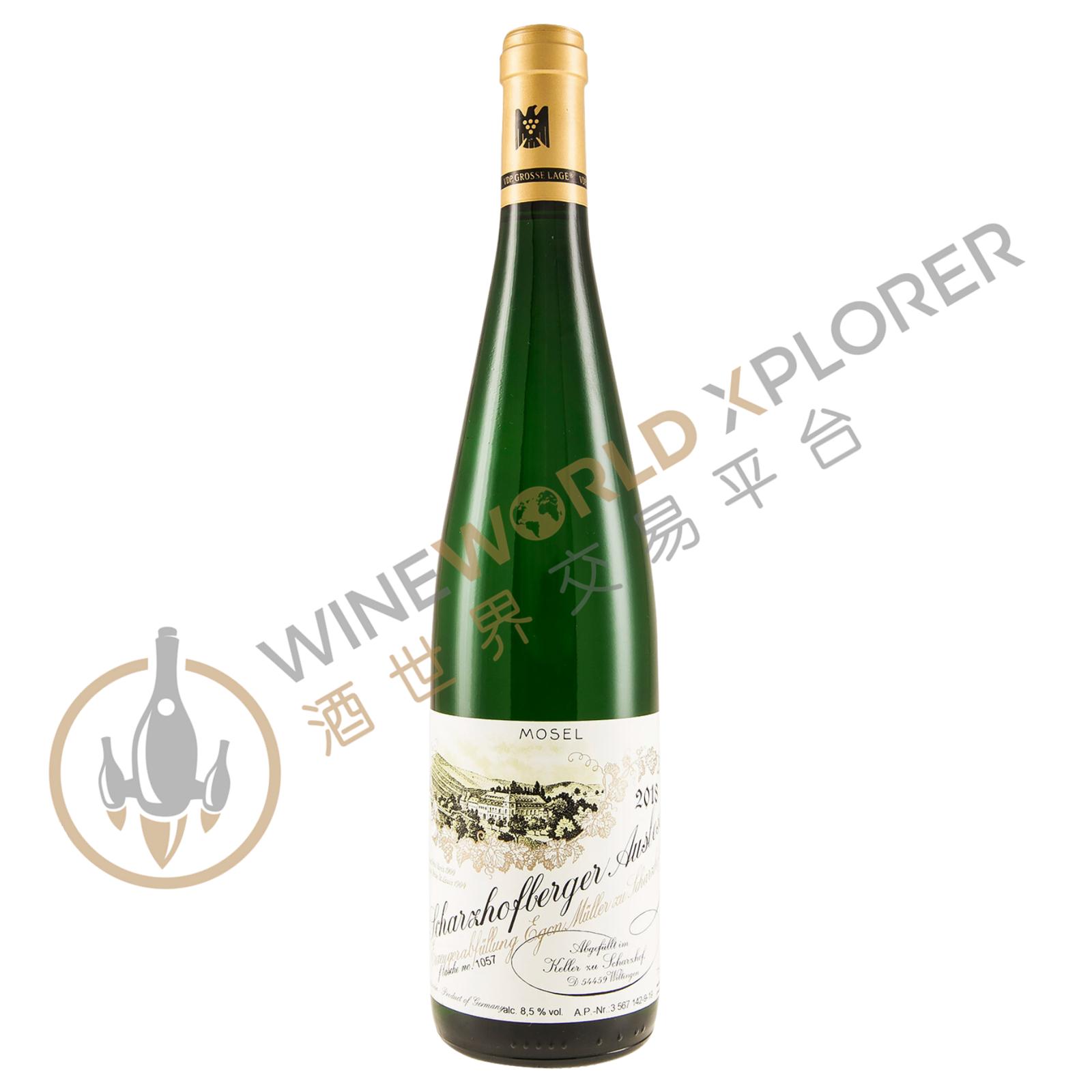 Egon Muller, Scharzhofberger Riesling Auslese Goldkapsel 2010