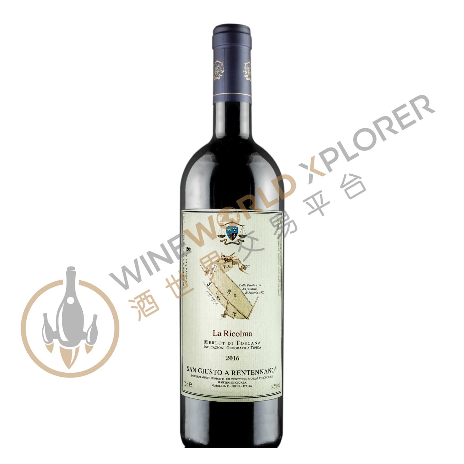 San Giusto a Rentennano, La Ricolma Merlot Toscana 2013