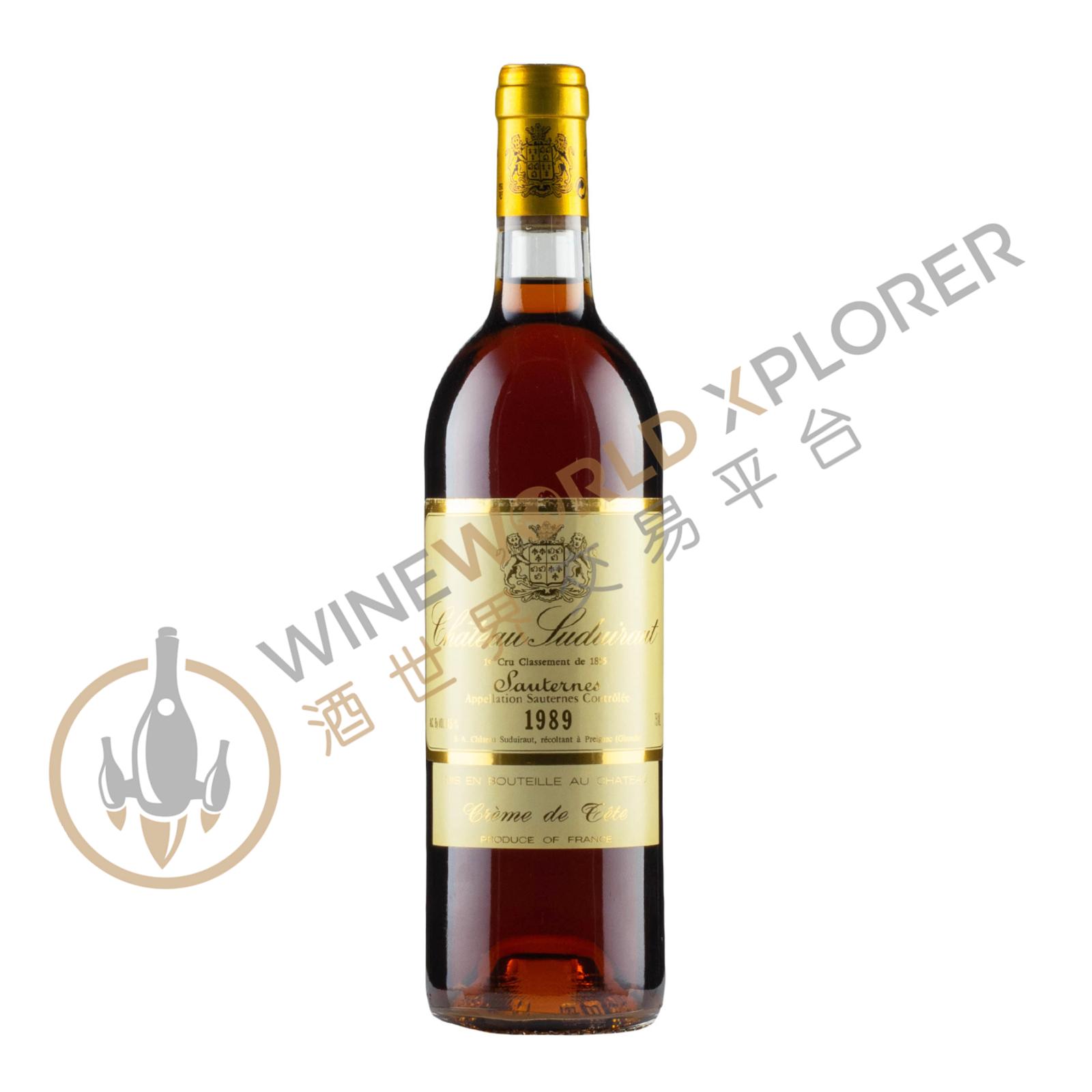 Suduiraut, Creme de Tete 1989