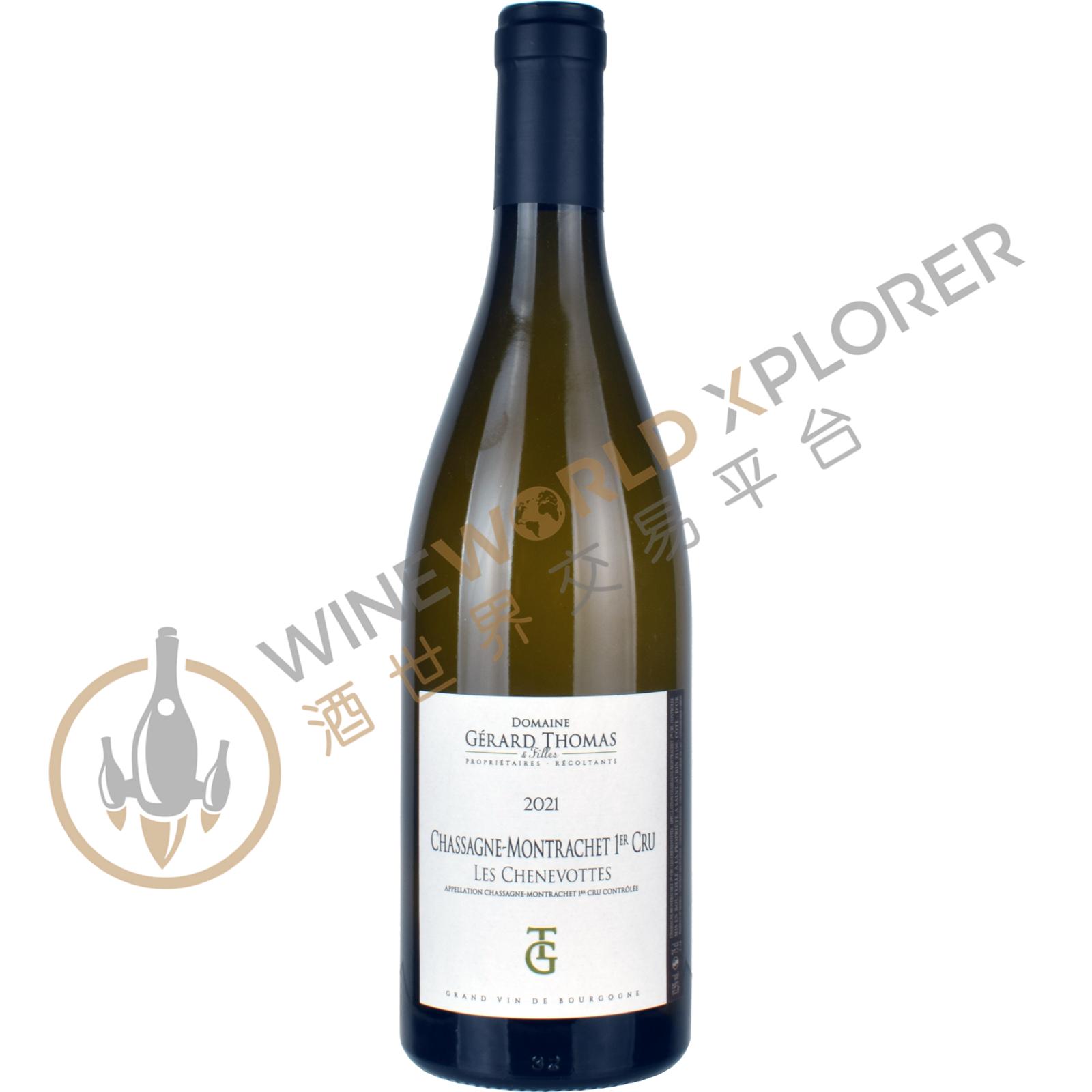 Gerard Thomas, Chassagne Montrachet 1er Cru Les Chenevottes 2023