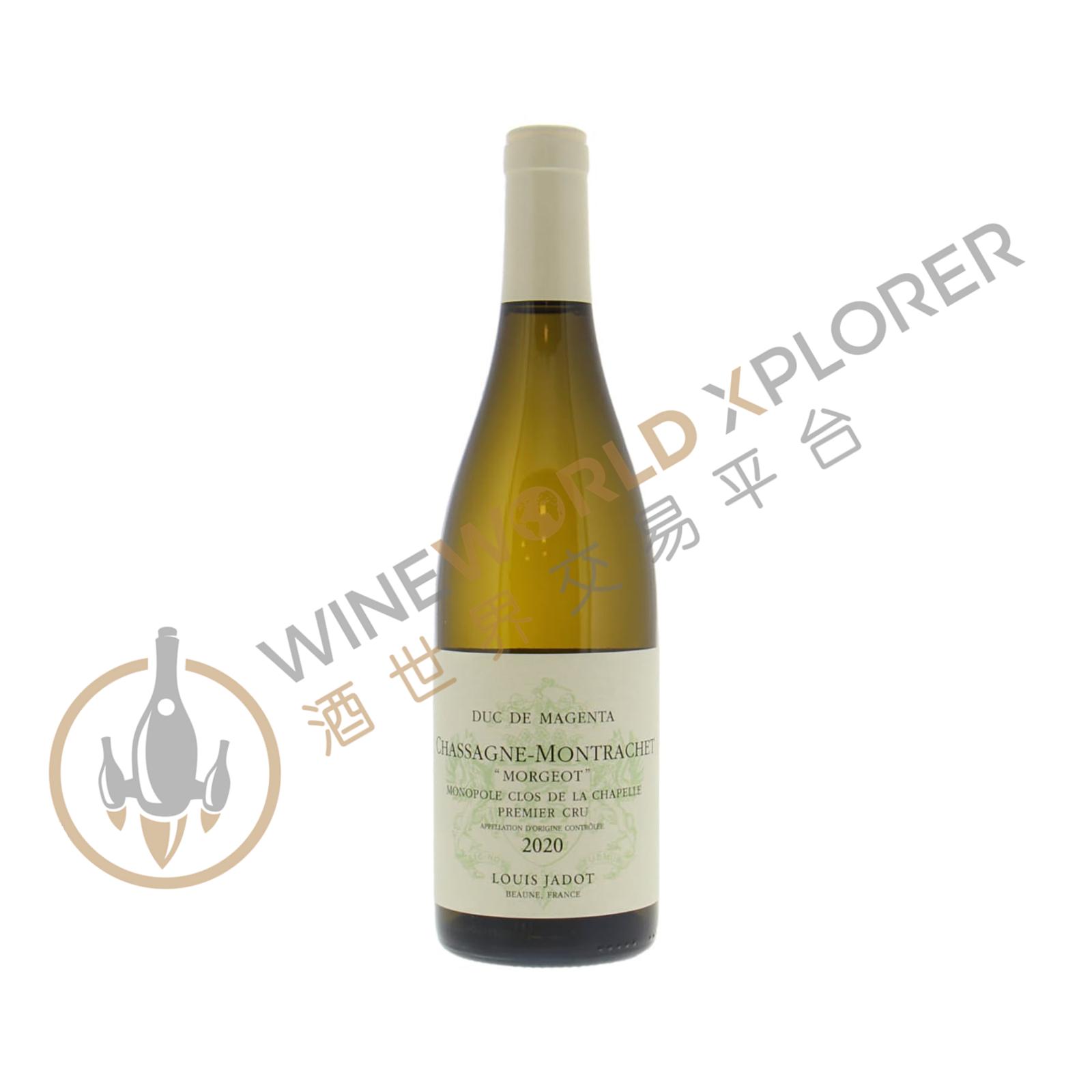 Louis Jadot (Duc De Magenta), Chassagne Montrachet 1er Cru Morgeot Clos de la Chapelle Blanc 2020
