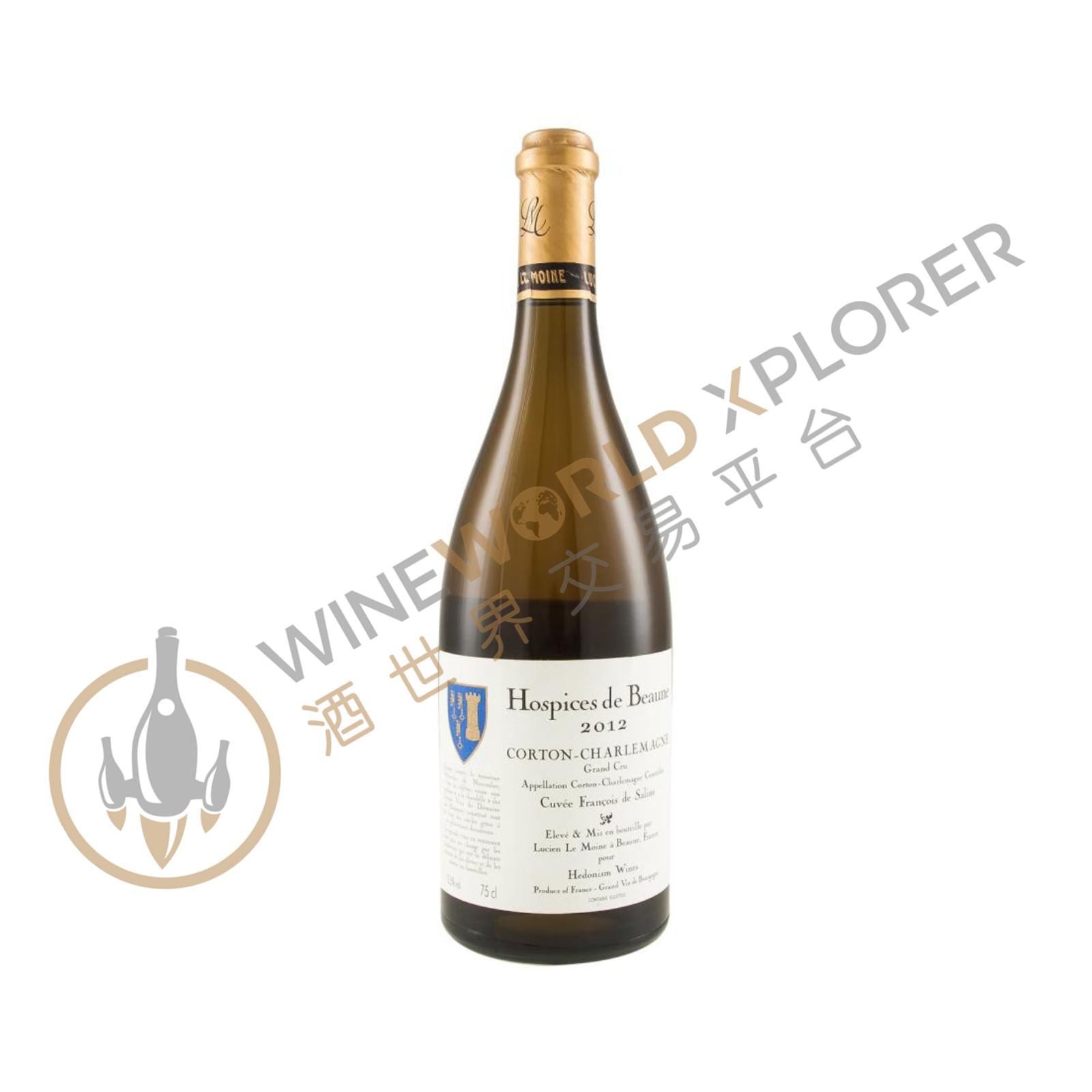 Hospices de Beaune (Lucien Le Moine), Corton Charlemagne Grand Cru Cuvee Francois de Salins 2019
