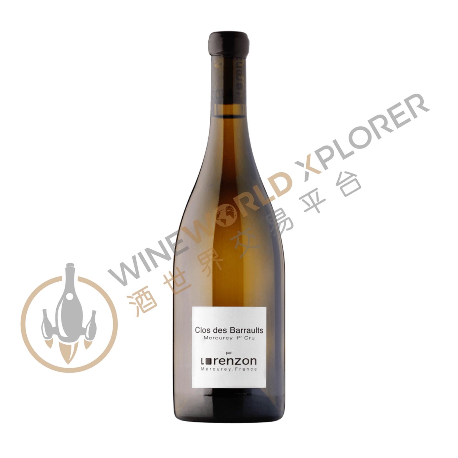 Bruno Lorenzon, Mercurey 1er Cru Clos des Barraults 2019