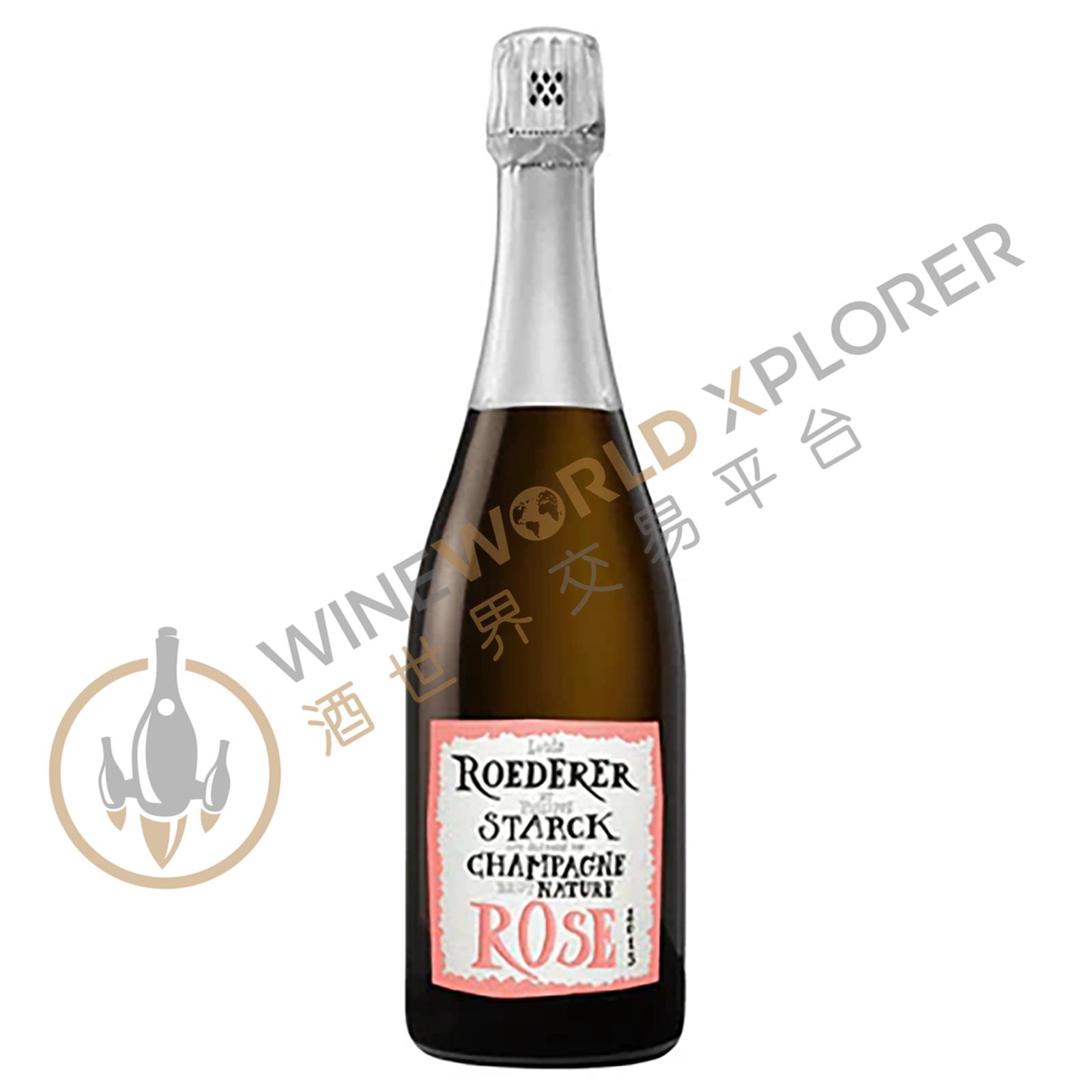 Louis Roederer, Philippe Starck Brut Nature Millesime Rose 2015