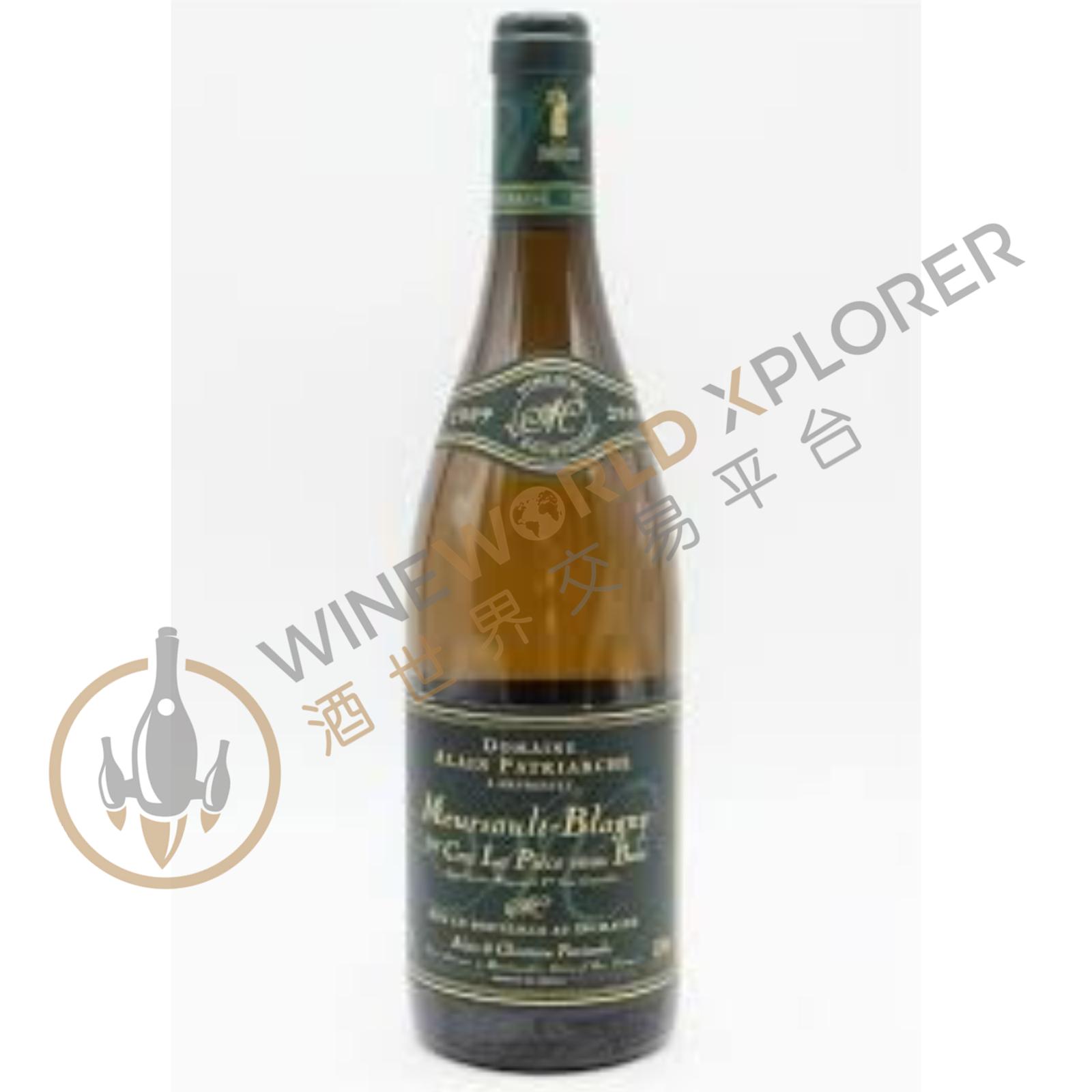 Alain Patriarche, Meursault Blagny 1er Cru La Piece sous Bois 2002