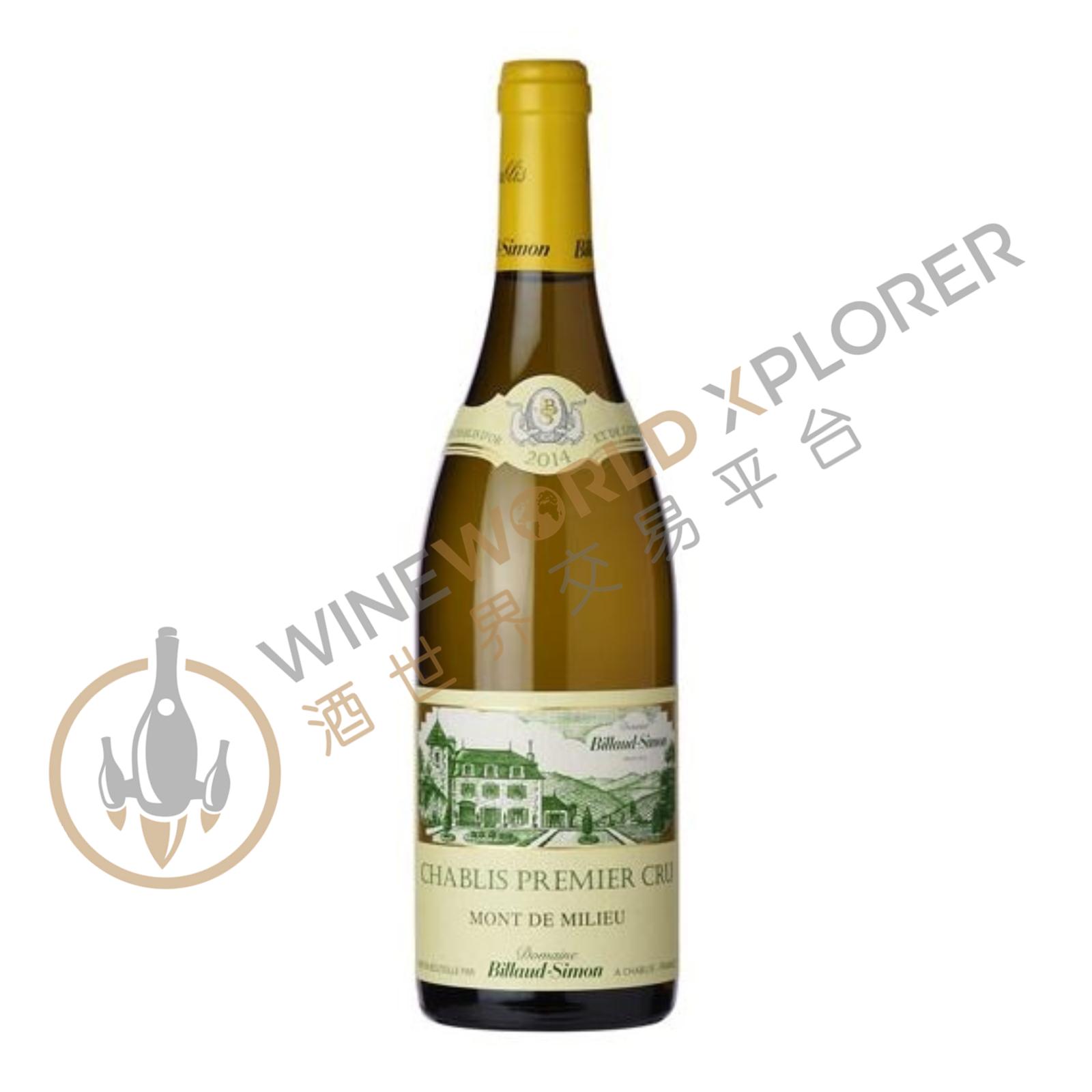 Billaud Simon, Chablis 1er Cru Mont de Milieu 2021