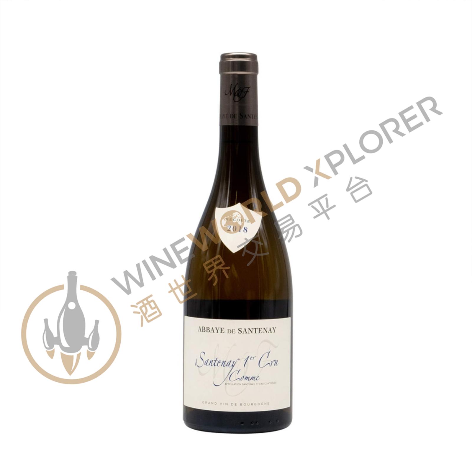Abbaye de Santenay, Santenay 1er Cru Comme Blanc 2018