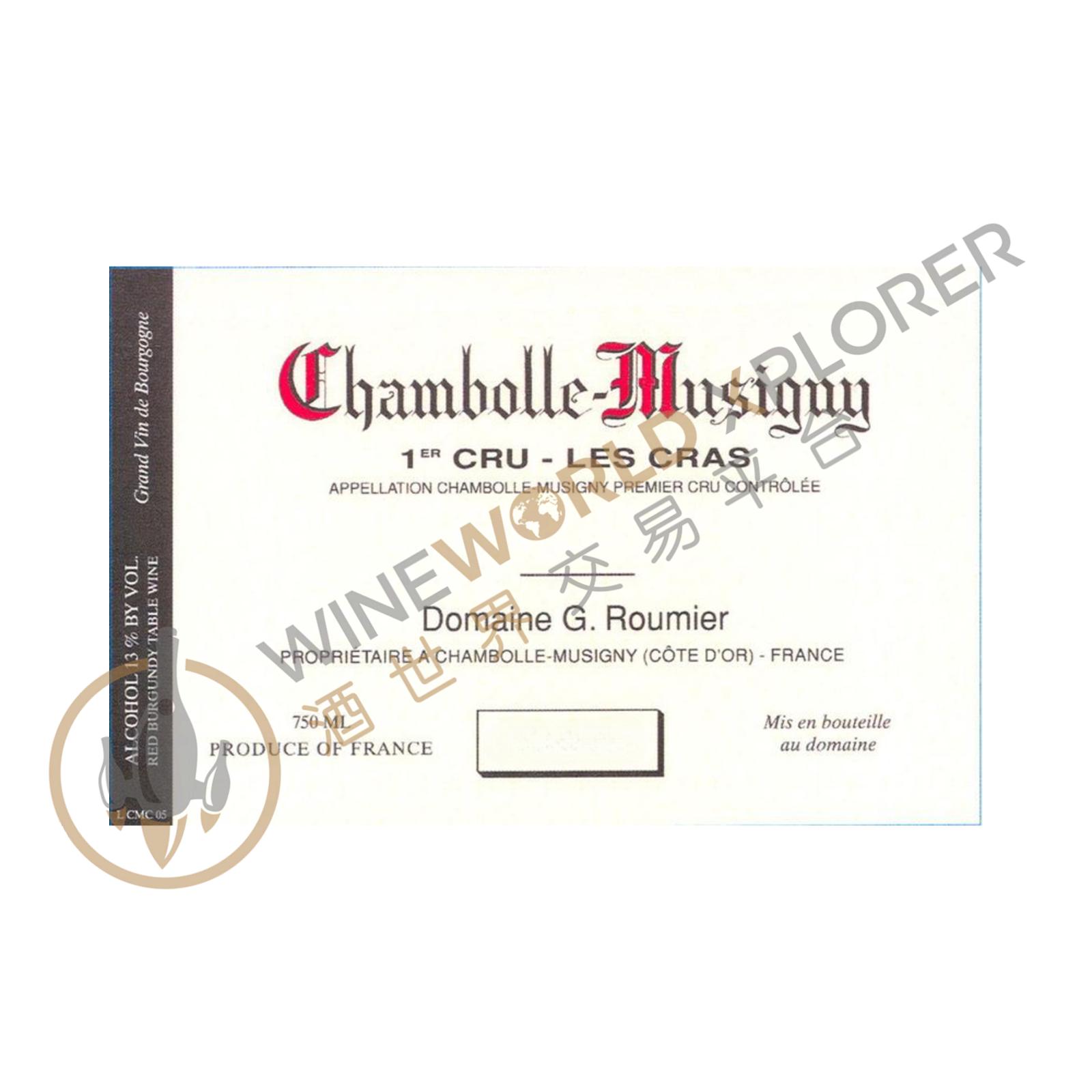 Chambolle Musigny 1er Cru Les Cras 2013