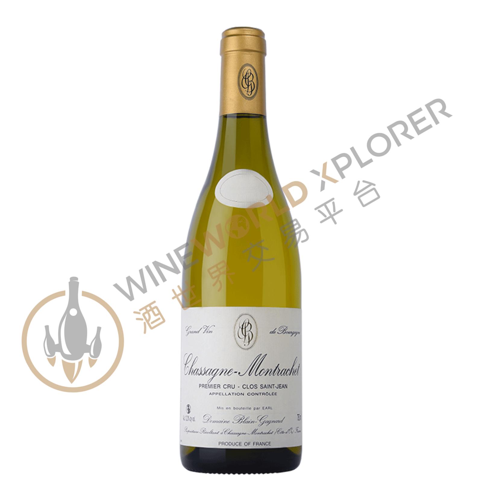 Blain Gagnard, Chassagne Montrachet 1er Cru Clos St Jean Blanc 2019