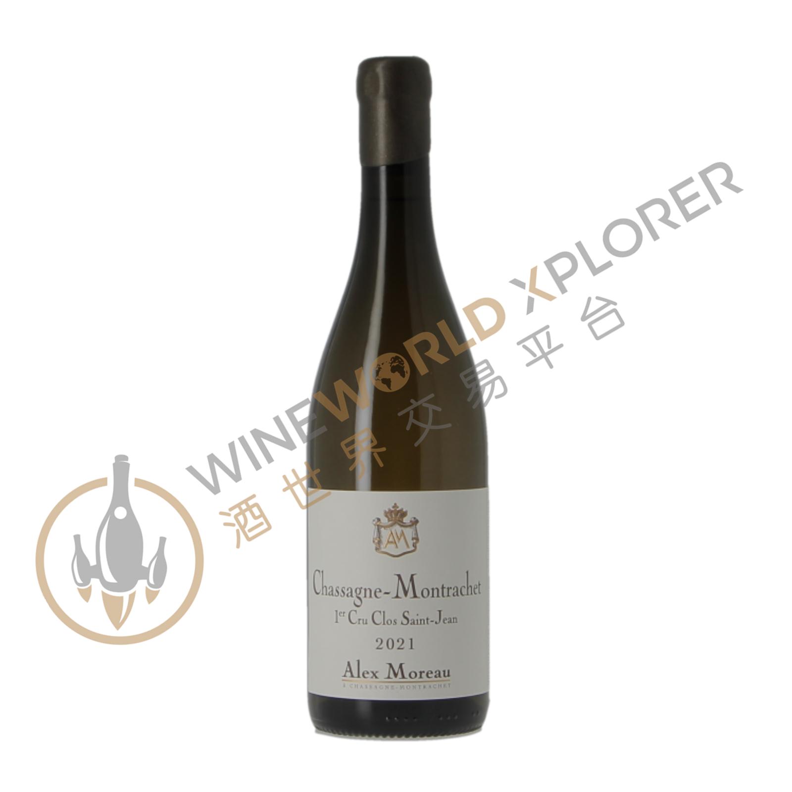 Alex Moreau, Chassagne Montrachet 1er Cru Clos St Jean 2022