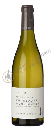 Vincent Dancer, Chassagne Montrachet 1er Cru Tete du Clos 2012
