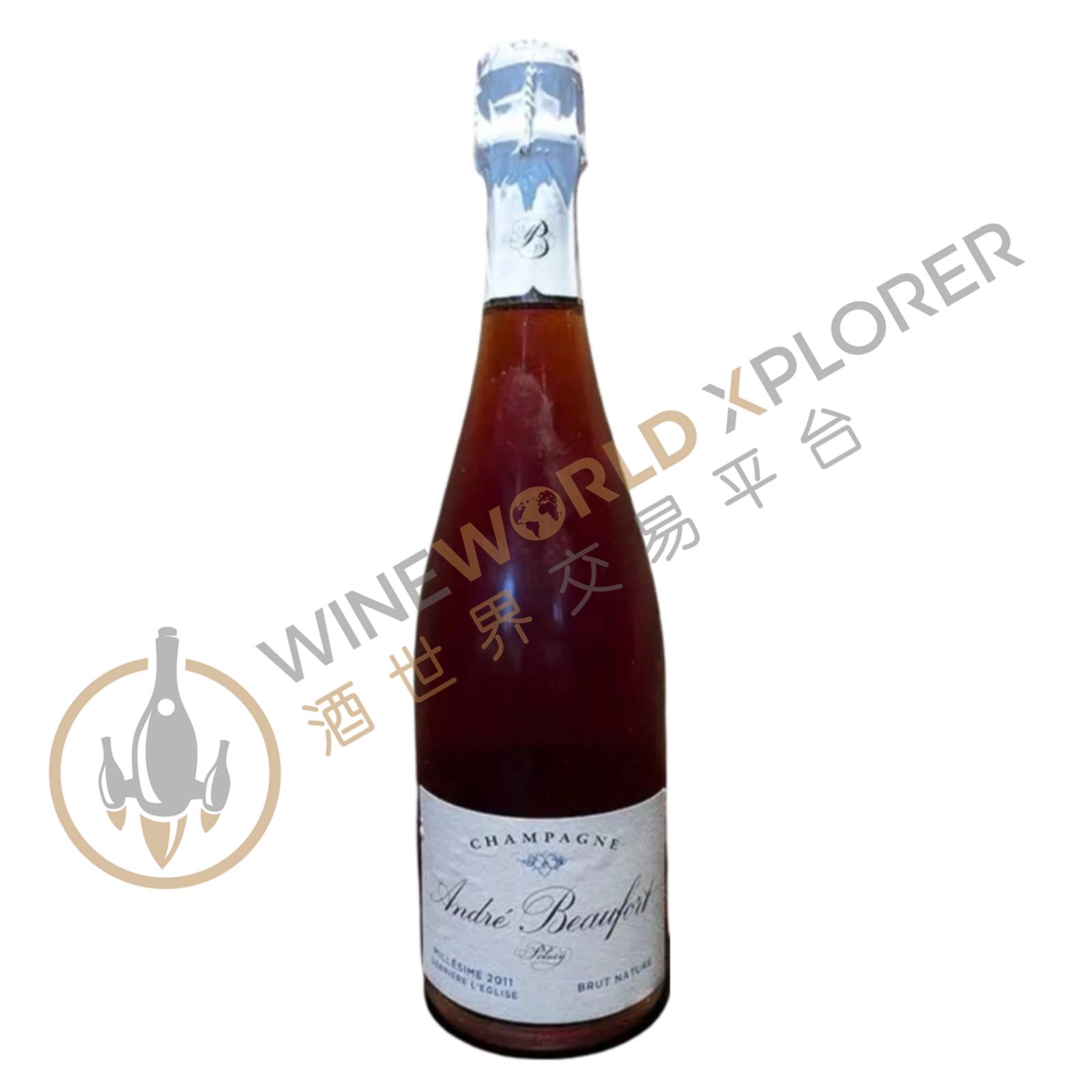 Andre Beaufort, Derriere L'Eglise Brut Nature Rose 2011